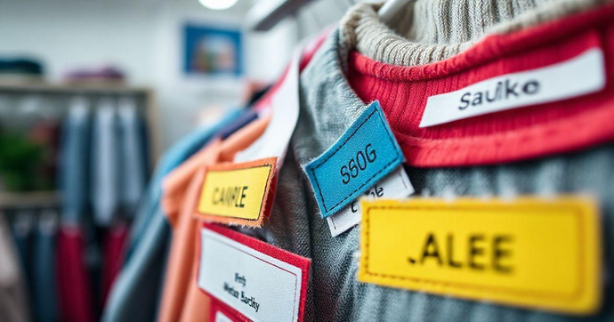 Etiquetas Adesivas para Roupas: Praticidade e Personalização
