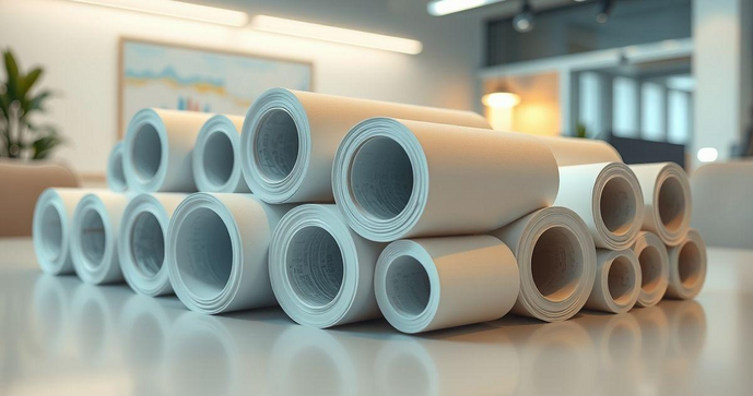 Bobina de Papel Autocopiativo para Escritório