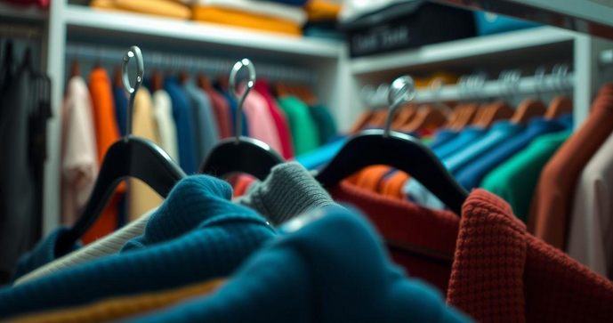 Etiquetas adesivas para roupas que facilitam a organização e personalização do seu guarda-roupa