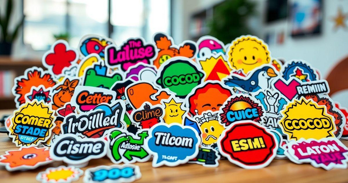 Etiquetas adesivas personalizadas para seu negócio e eventos