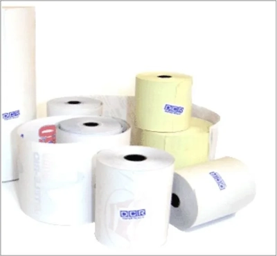 Bobina de papel autocopiativo